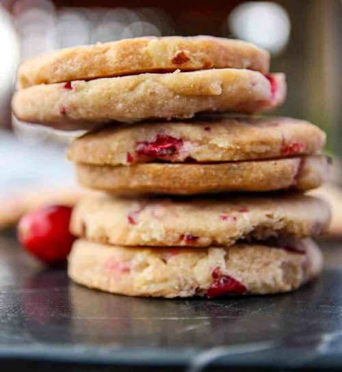 Cookie Recipes For Thanksgiving Cranberry Walnut Shortbread Cookies
