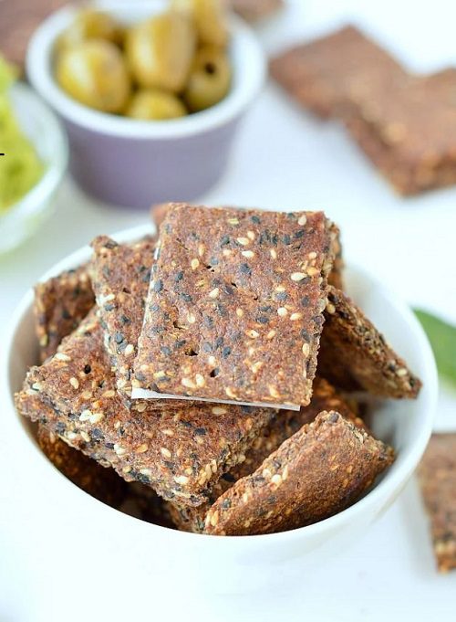 Flaxseed Crackers – Keto & Vegan