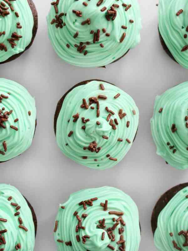 Gluten-Free Mint Chocolate Cupcakes (Vegan, Allergy-Free)