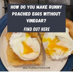 Runny poached egg