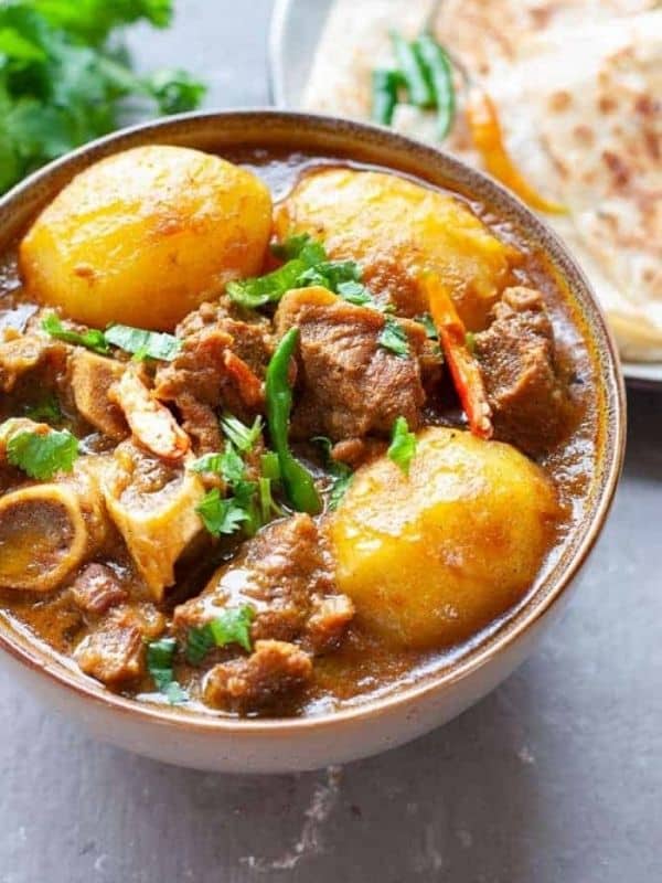 Aloo Gosht (Instant Pot Lamb and Potato Curry)