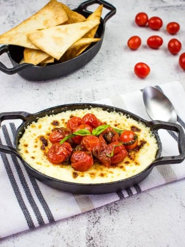 Baked Ricotta Dip With Parmesan And Tomatoes