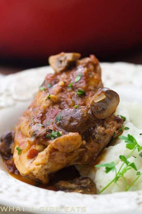 In One Pot Recipes Chicken Chasseur {Hunter’s Chicken}