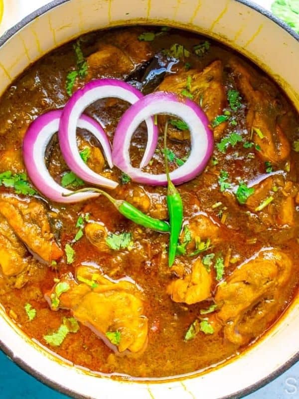 Chicken Palak - Spinach Instant Pot chicken curry