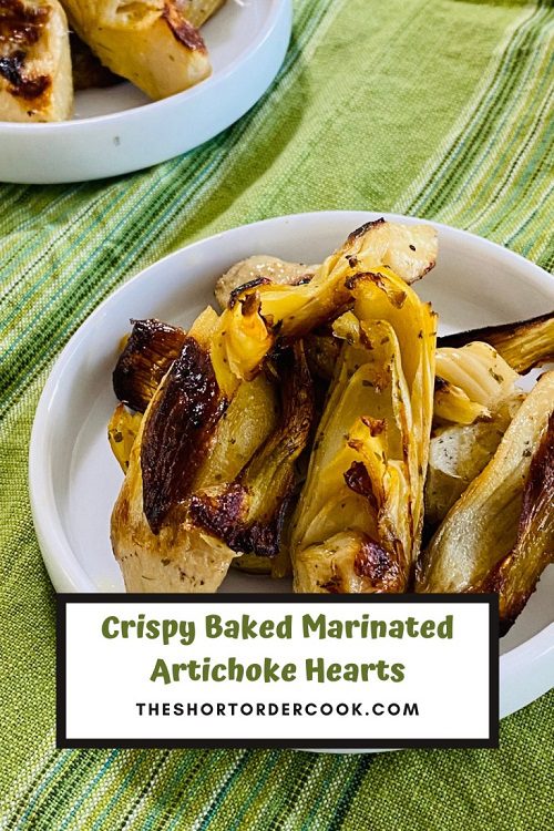 Vegetarian Keto Appetizers Crispy Baked Marinated Artichoke Hearts