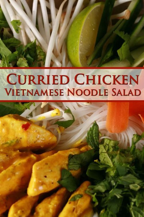 Curried Chicken Vietnamese Noodle Salad