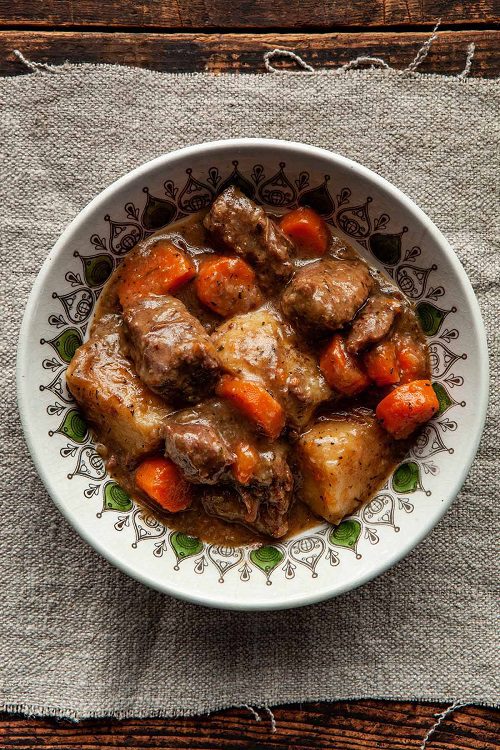 In One Pot Recipes Dutch Oven Beef Stew With Summer Savory