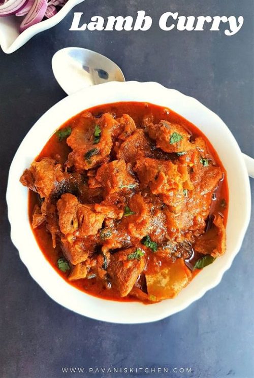 Easy Lamb Curry | Mutton Curry - Instant Pot And Pressure Cooker Method