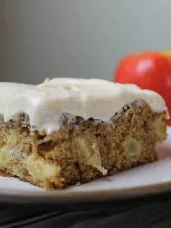 Grandma’s Apple Cake with Cinnamon Browned Butter Cream Cheese Frosting