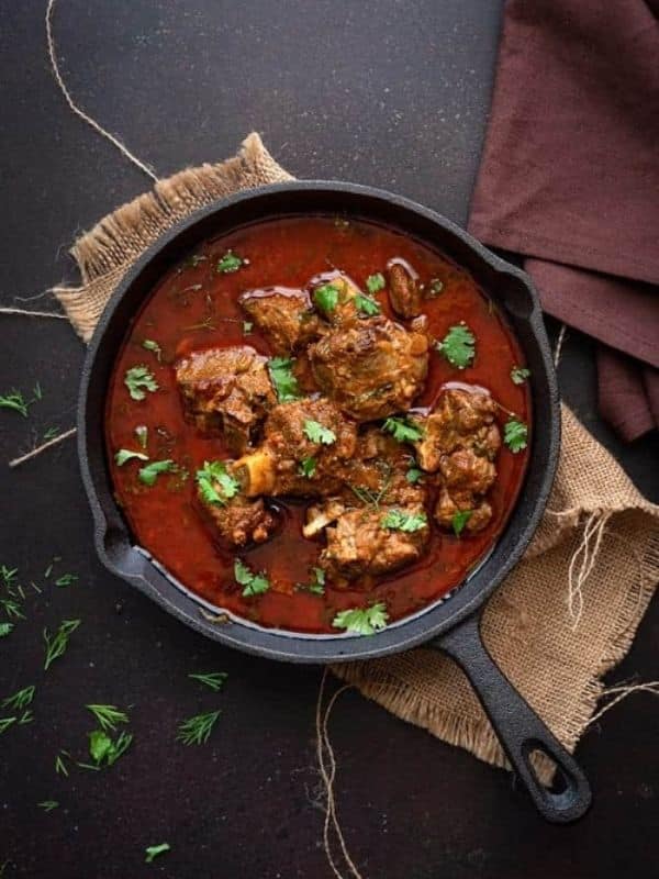 Indian Mutton Curry recipe (Lamb Curry) - Instant Pot + Pressure Cooker