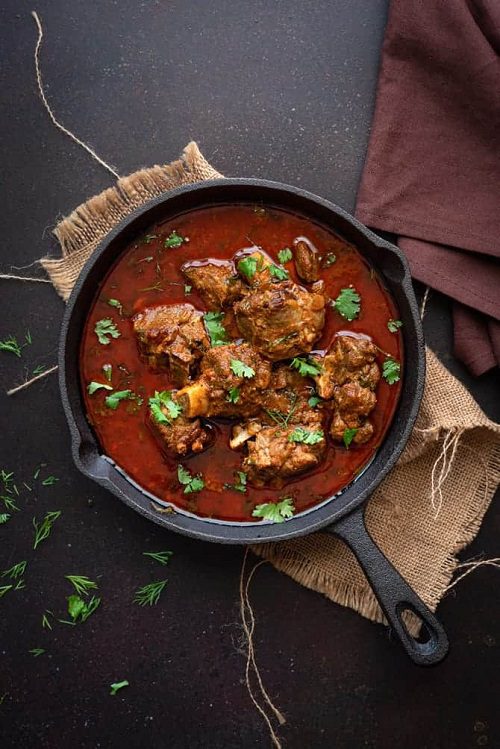 Indian Mutton Curry (Lamb Curry) - Instant Pot + Pressure Cooker