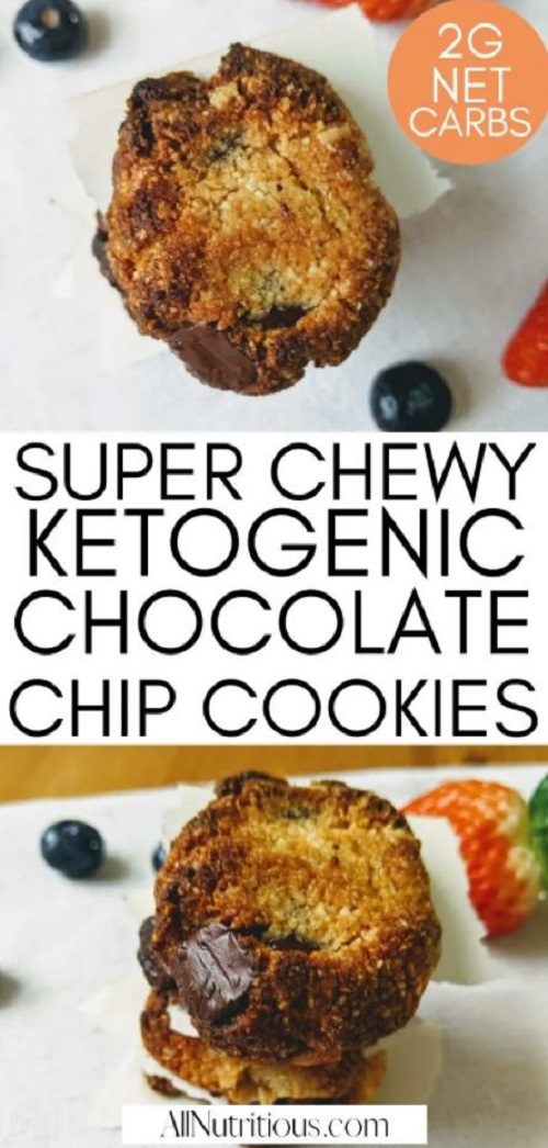 Keto Christmas Cookie Ketogenic Chocolate Chip Cookies (2G Net Carbs)