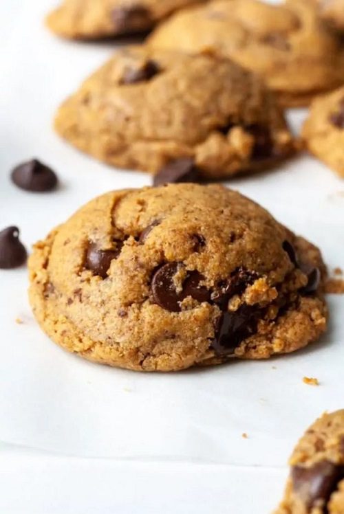 Ketogenic Peanut Butter Chocolate Chip Cookies