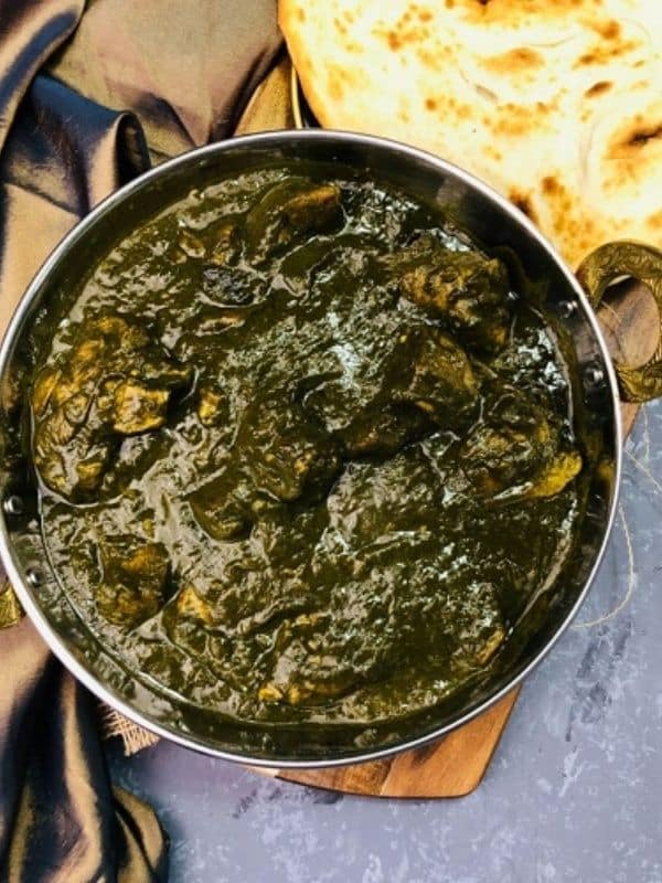 Lamb and Spinach Curry - Lamb Palak - Saag Gosht