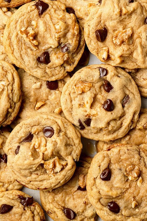 Fall Dessert Recipes Maple Chocolate Chip Cookies