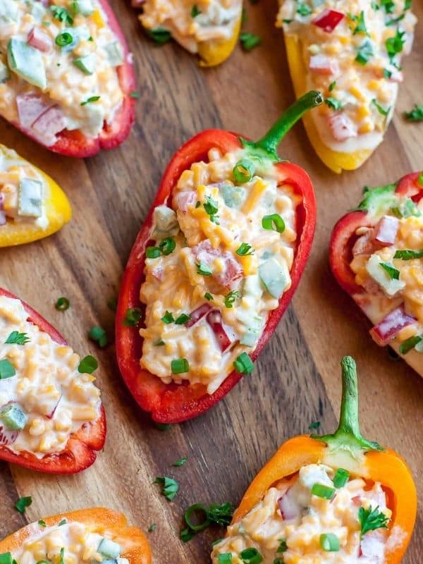 Pimento Cheese stuffed Peppers