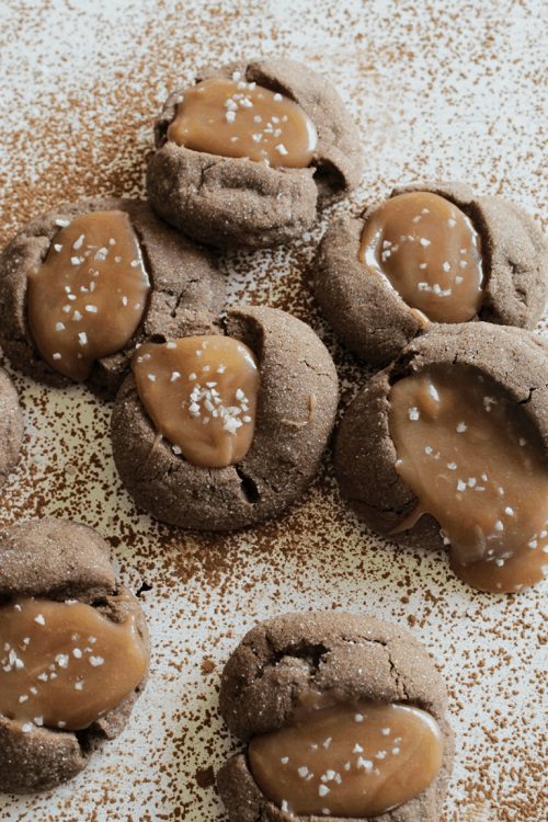 Fall Dessert Recipes Salted Caramel Cookies