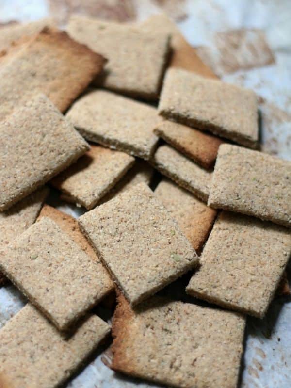 Savory Italian Tigernut Flour Crackers (Gluten-Free, Vegan, Paleo)