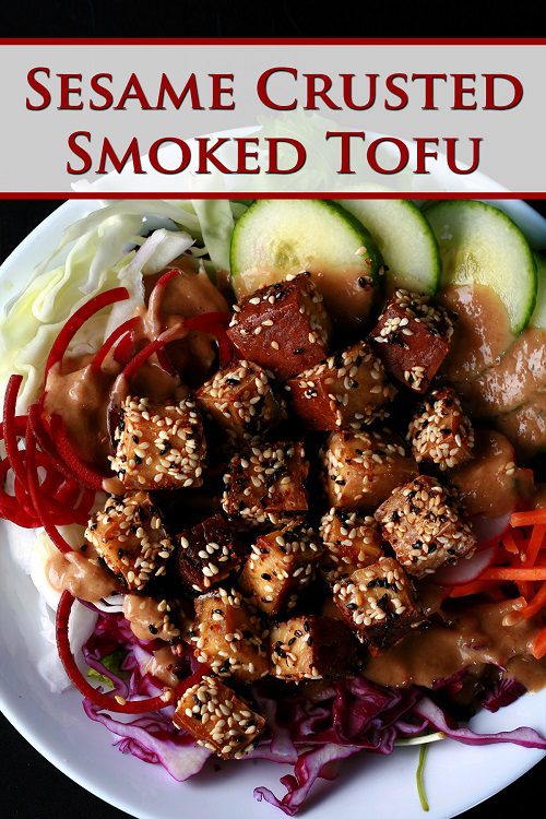 Vegetarian Keto Dinners Sesame Crusted Smoked Tofu