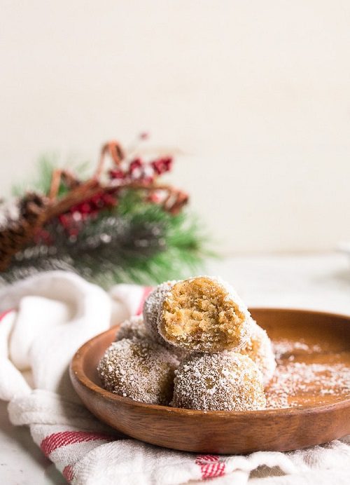 Keto Christmas Cookie Sugar Cookie Truffles (keto)