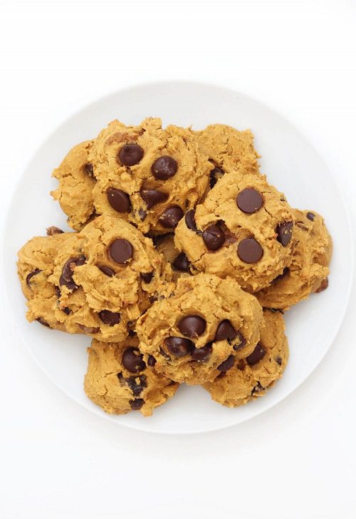 Vegan Pumpkin Chocolate Chip Cookies (Gluten-Free, Allergy-Free)