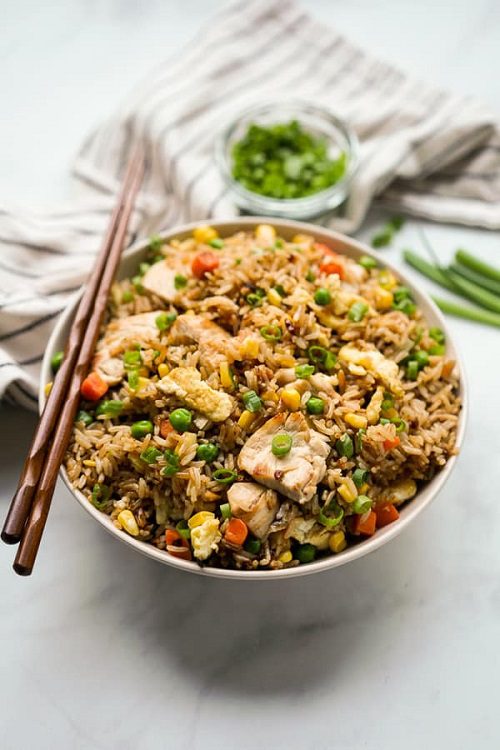 Chinese Recipes With Chicken Easy Chicken Fried Rice
