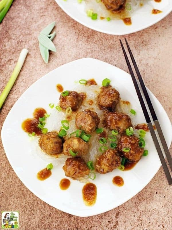 Gluten Free Asian Meatballs wit Hoisin Sauce Recipe