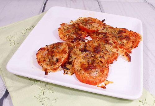 Keto Veggie Sides Italian Tomato Pizza Bites Recipe - Keto Friendly!