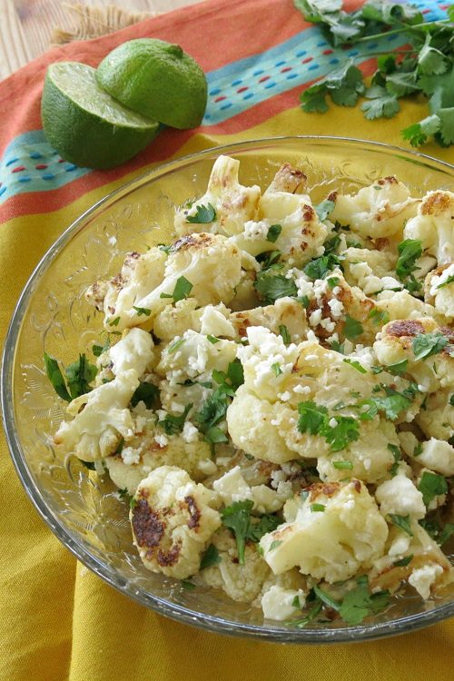 Mexican Street Style Cauliflower {Low-carb Elote Recipe}