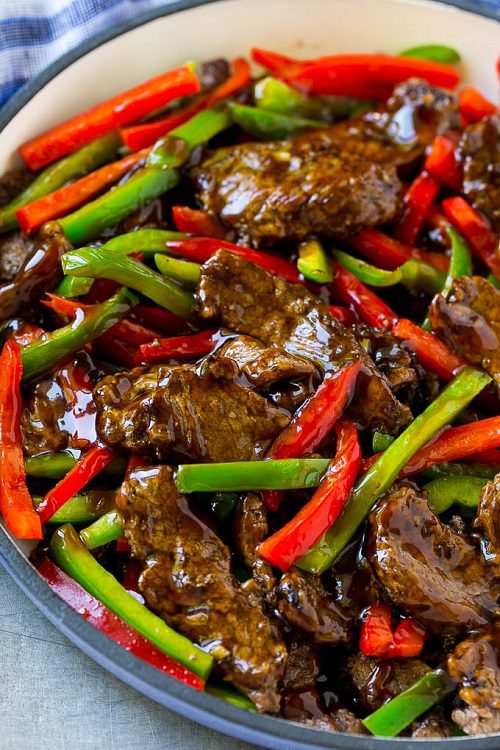 Chinese Recipes With Beef Pepper Steak Stir Fry