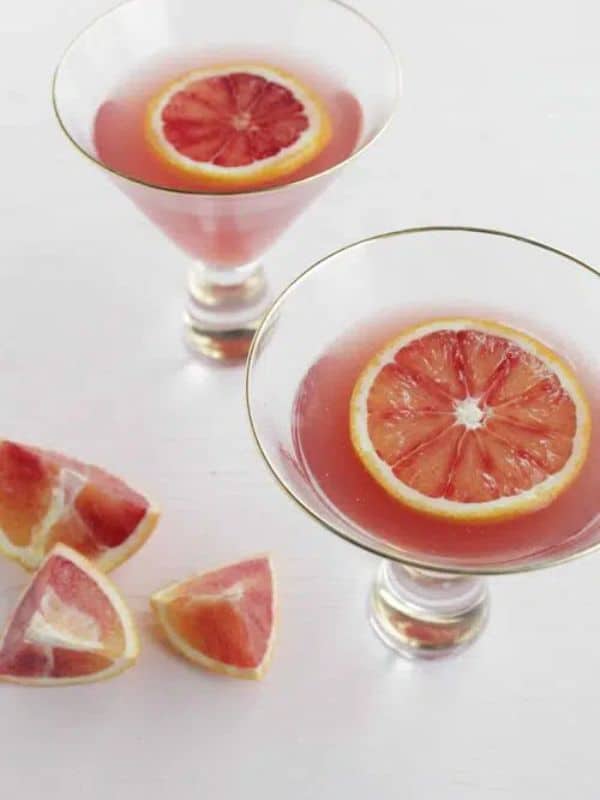 Pomegranate And Blood Orange Gin Martini
