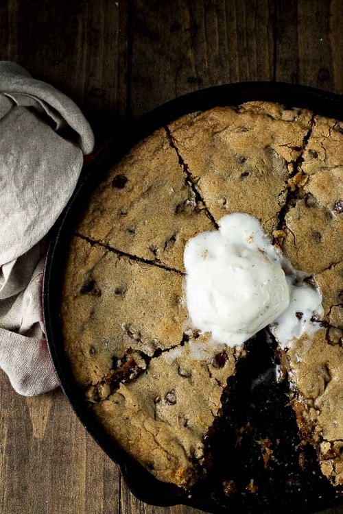 Chocolate Cookie Recipes Chip Skillet Cookie