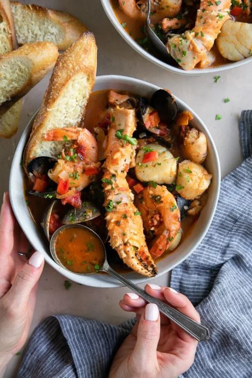 Christmas Dinner With Fish Cioppino Seafood Stew Recipe (+ Video)
