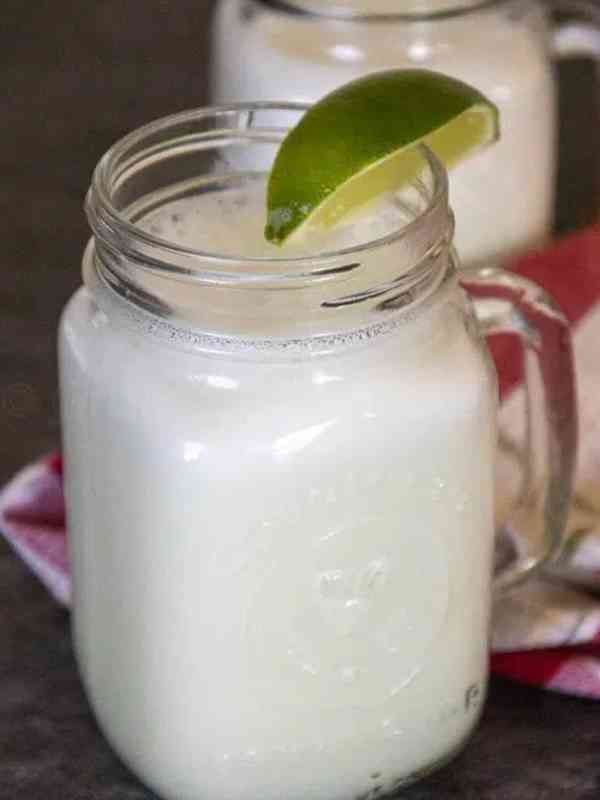 Coconut Lime Refresher With Rum
