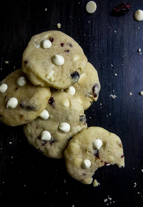 Chocolate Cookie Recipes Cranberry Cookies with White Chocolate