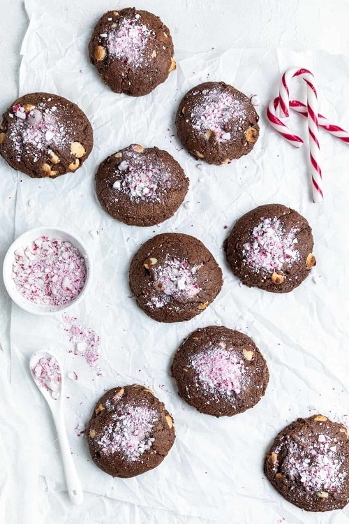 Chocolate Cookie Recipes Gluten-Free Chocolate Peppermint Cookies