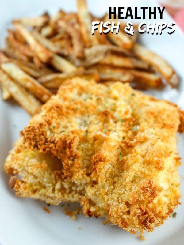 Healthy Air Fryer Fish & Chips Recipe