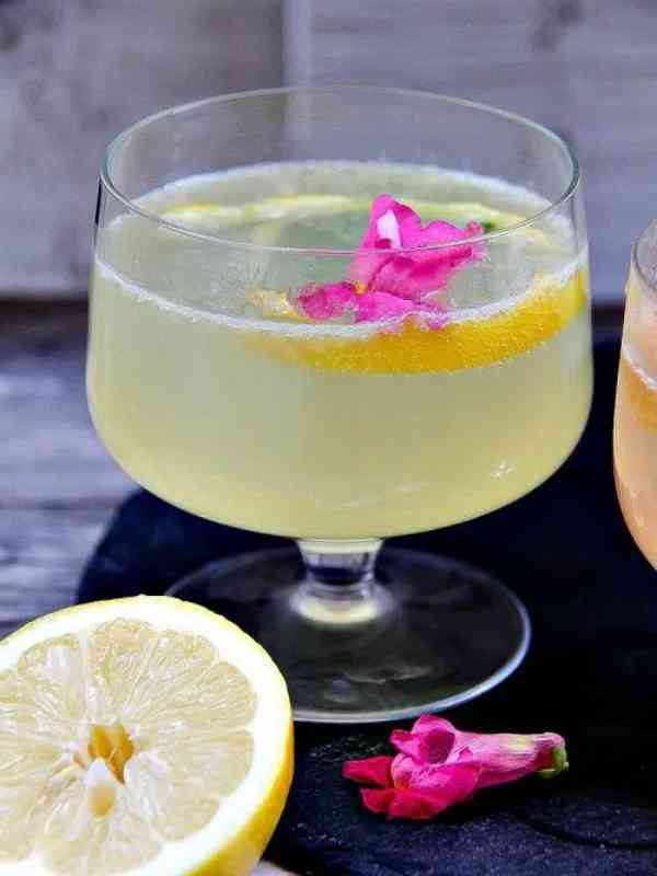Lemon and Grapefruit Prosecco Cocktails