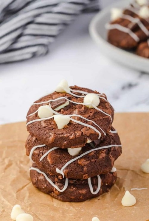 Chocolate Cookie Recipes Cookie Recipes Mint Chocolate Brownie Cookies