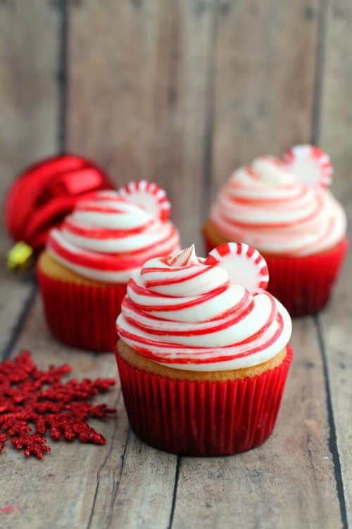 Peppermint White Chocolate Cupcakes