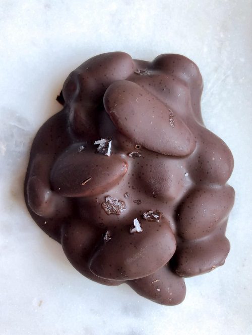 Salted Chocolate Espresso Nut Clusters