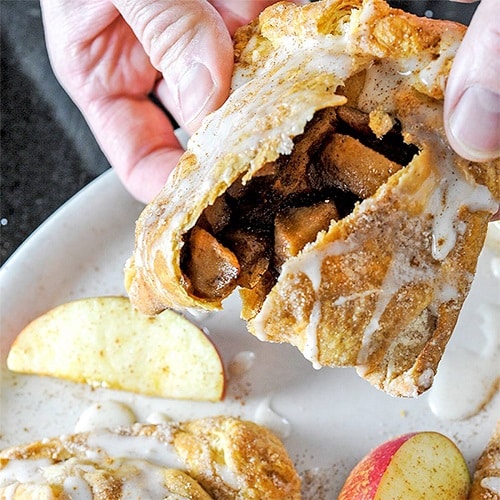 Apple Turnovers with Crescent Rolls