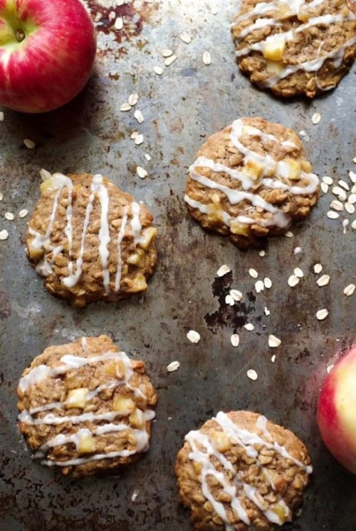 Apple Cookie Recipes Caramelized Apple Oatmeal Cookies