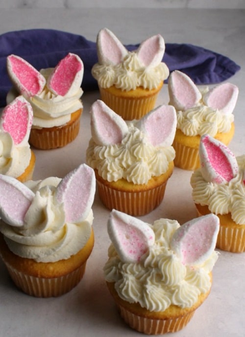 Cute and Easy Bunny Cupcakes