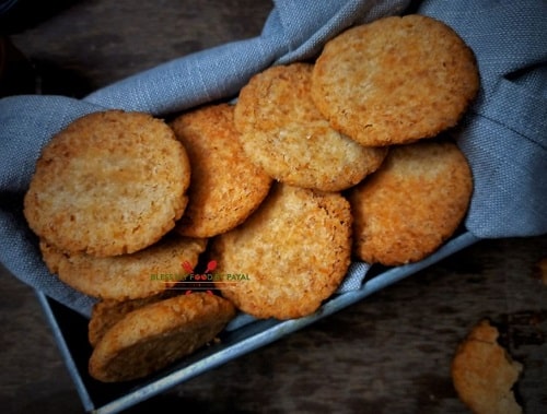 Eggless Coconut Biscuits Recipes