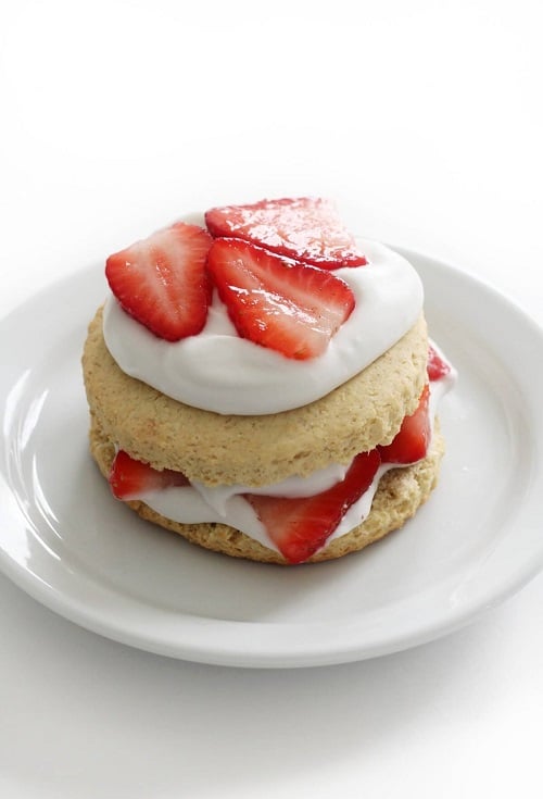 Valentine's Day Dessert Gluten-Free Strawberry Shortcake (Vegan, Allergy-Free)