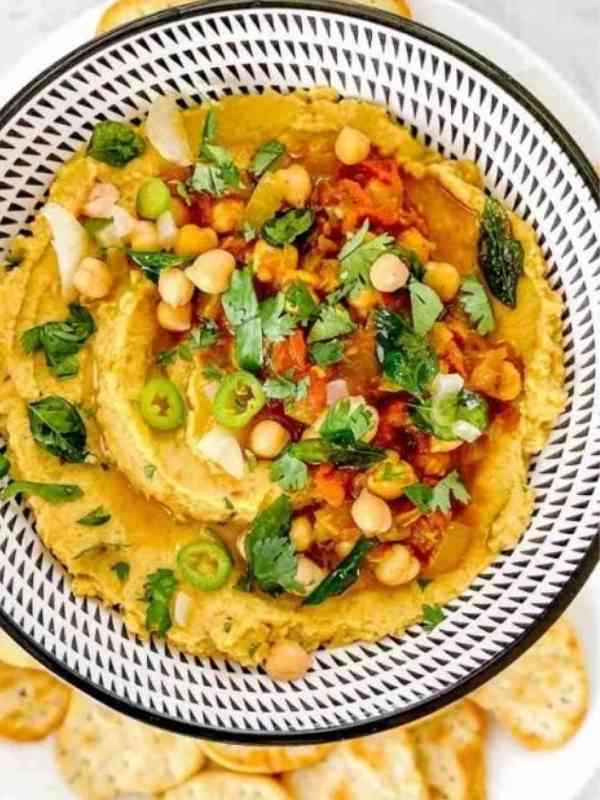 Spicy Chole Masala Hummus