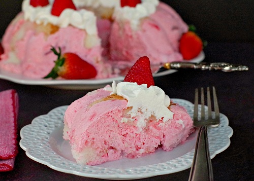 Strawberry Angel Food Cake Recipe