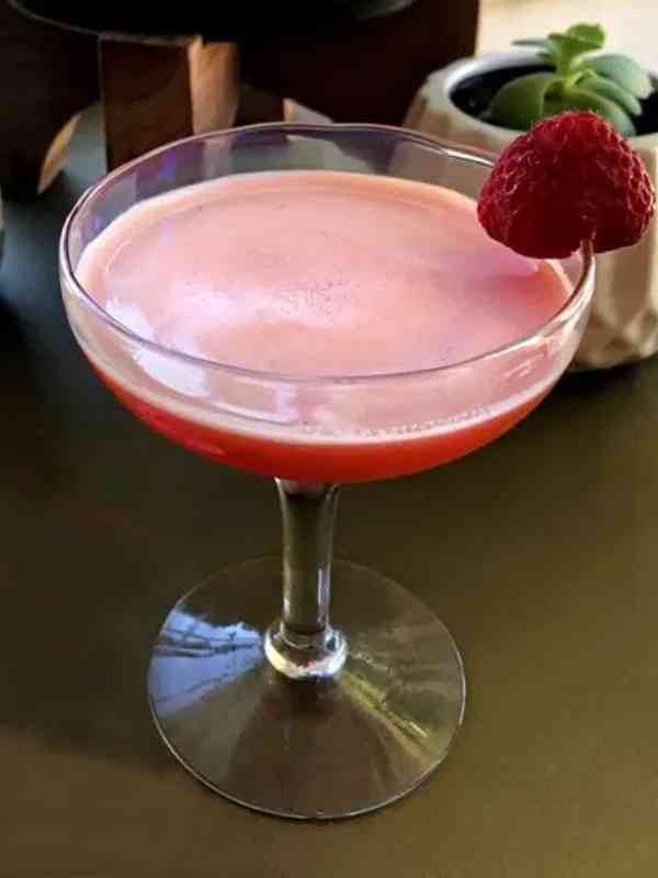 Strawberry Elderflower Liqueur Cocktail