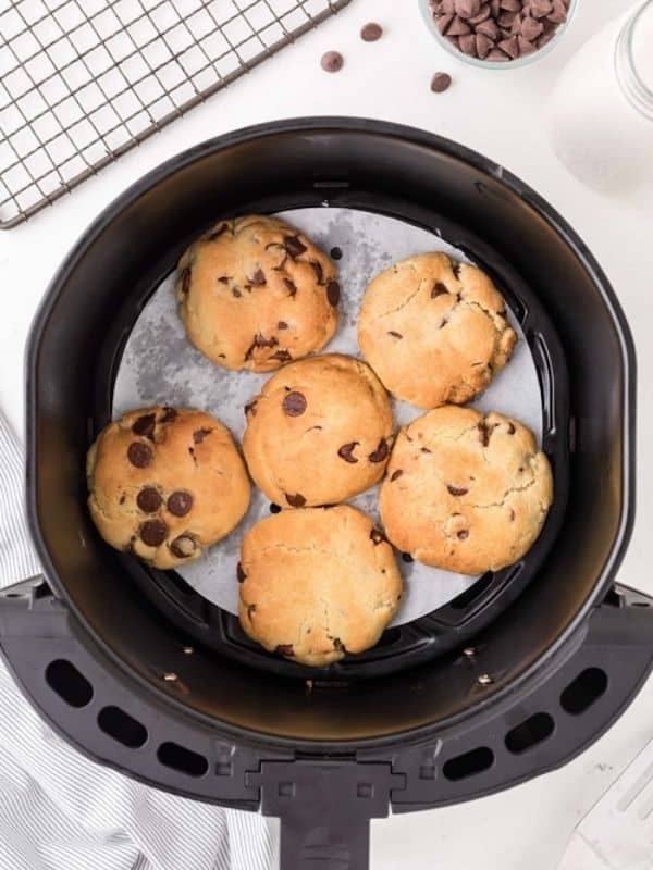 Air Fryer Chocolate Chip Cookies (Small Batch)